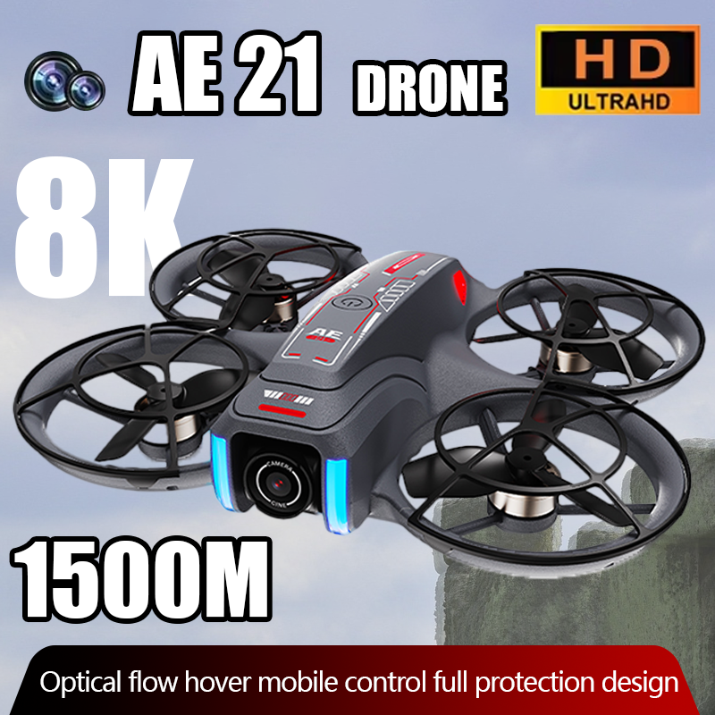 Drone Camera With Gimbal - AE21 HD Dual Camera Mini Drones