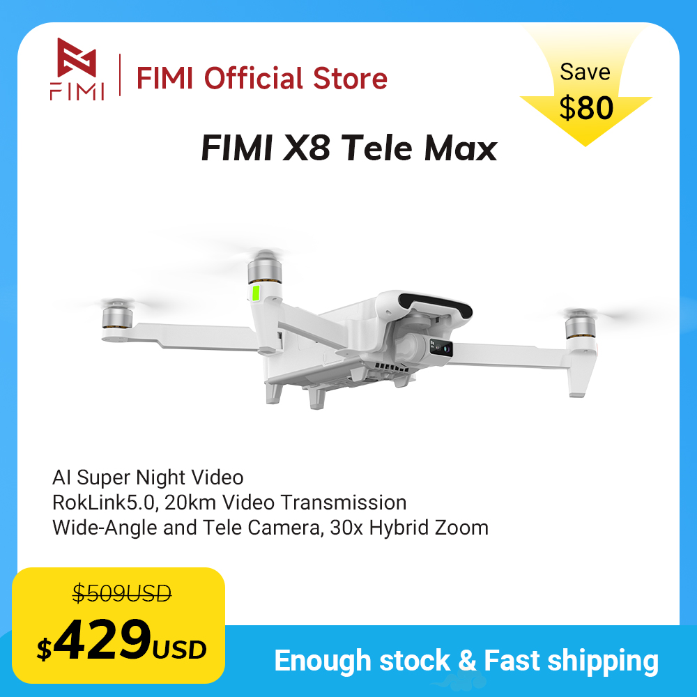 FIMI X8 Tele Max new drone Wid - Drone Camera Thermal บทวิจารณ์และราคา