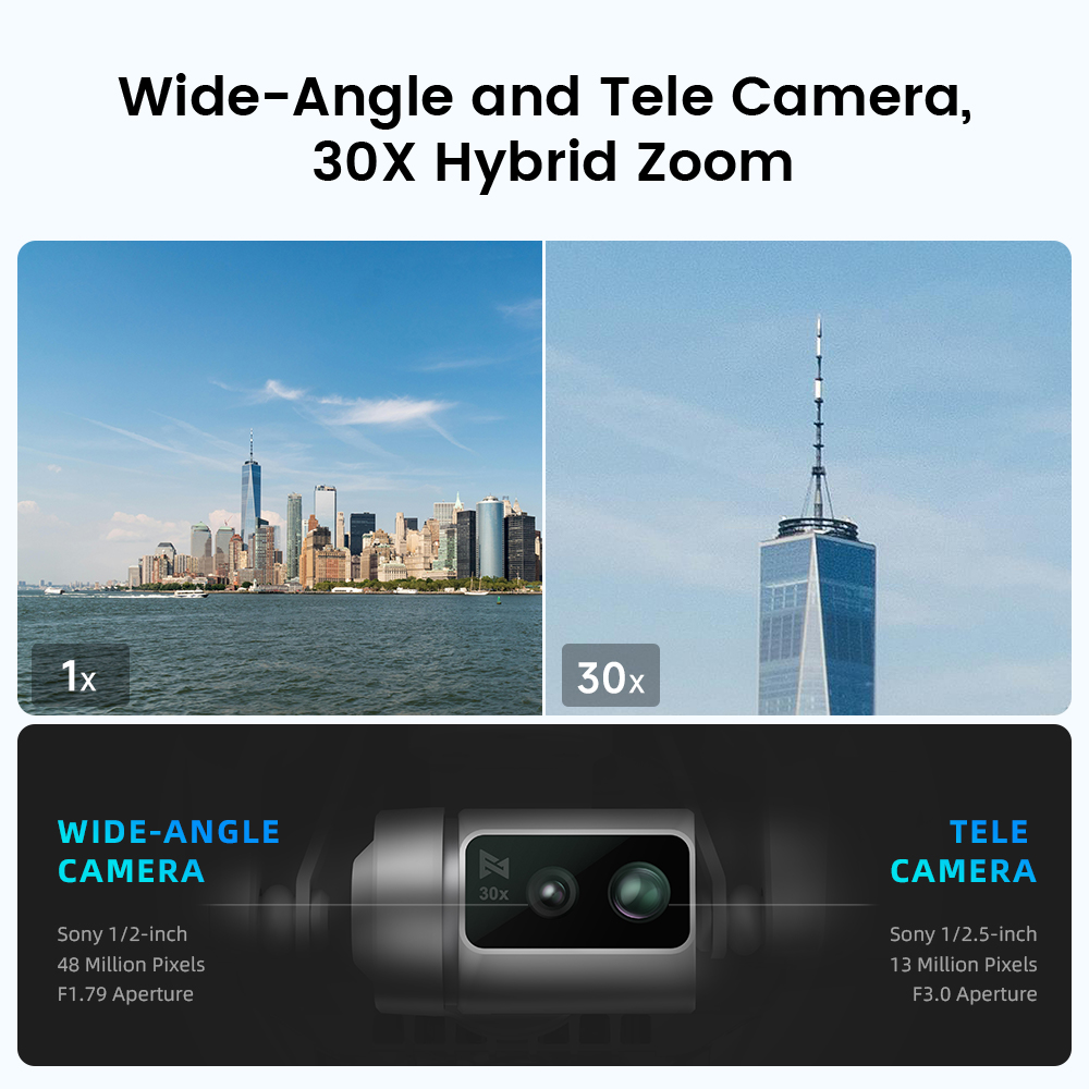 FIMI X8 Tele Max new drone Wid - Drone Camera Thermal บทวิจารณ์และราคา