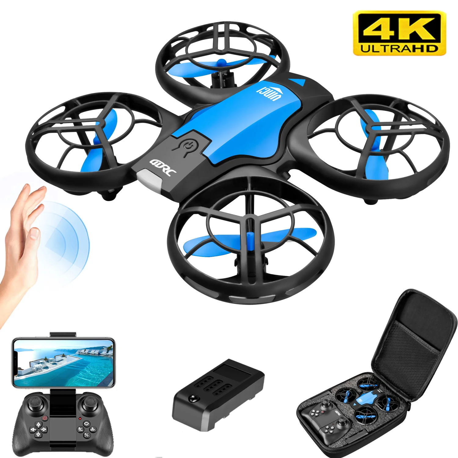 V8 New Mini Drone 4k professio - Drone Camera Wide Angle บทวิจารณ์และราคา
