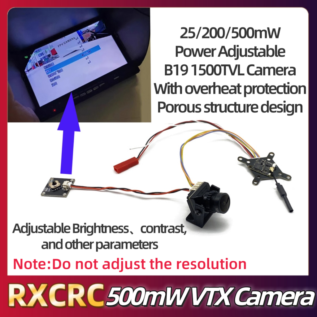 RXCRC FPV 5.8G Module 48CH 500 - Drone Camera Lens บทวิจารณ์และราคา