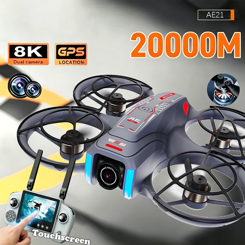 Upgrade AE21 Aerial Drone 8K H - Drone Camera Wide Angle บทวิจารณ์และราคา