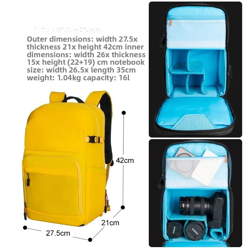 Double shoulder camera bag, wa - Drone Camera Waterproof บทวิจารณ์และราคา