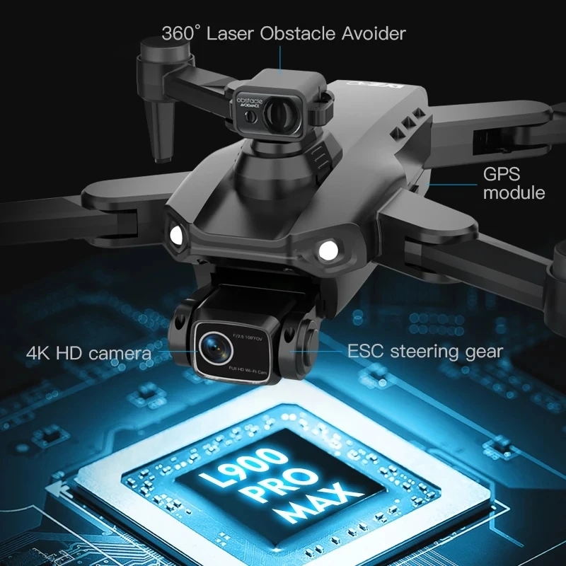 L900 Pro MAX GPS Drone 4K Prof - Drone Camera Night Vision บทวิจารณ์และราคา