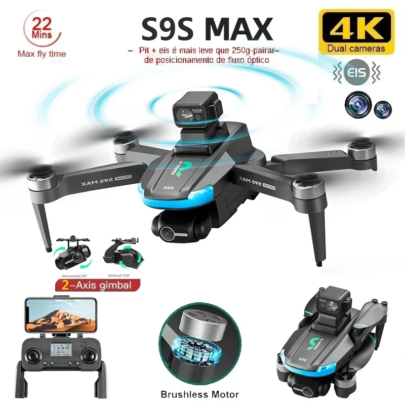 NEW S9S MAX MINI Drone 4K 2-Ax - Drone Camera Night Vision บทวิจารณ์และราคา