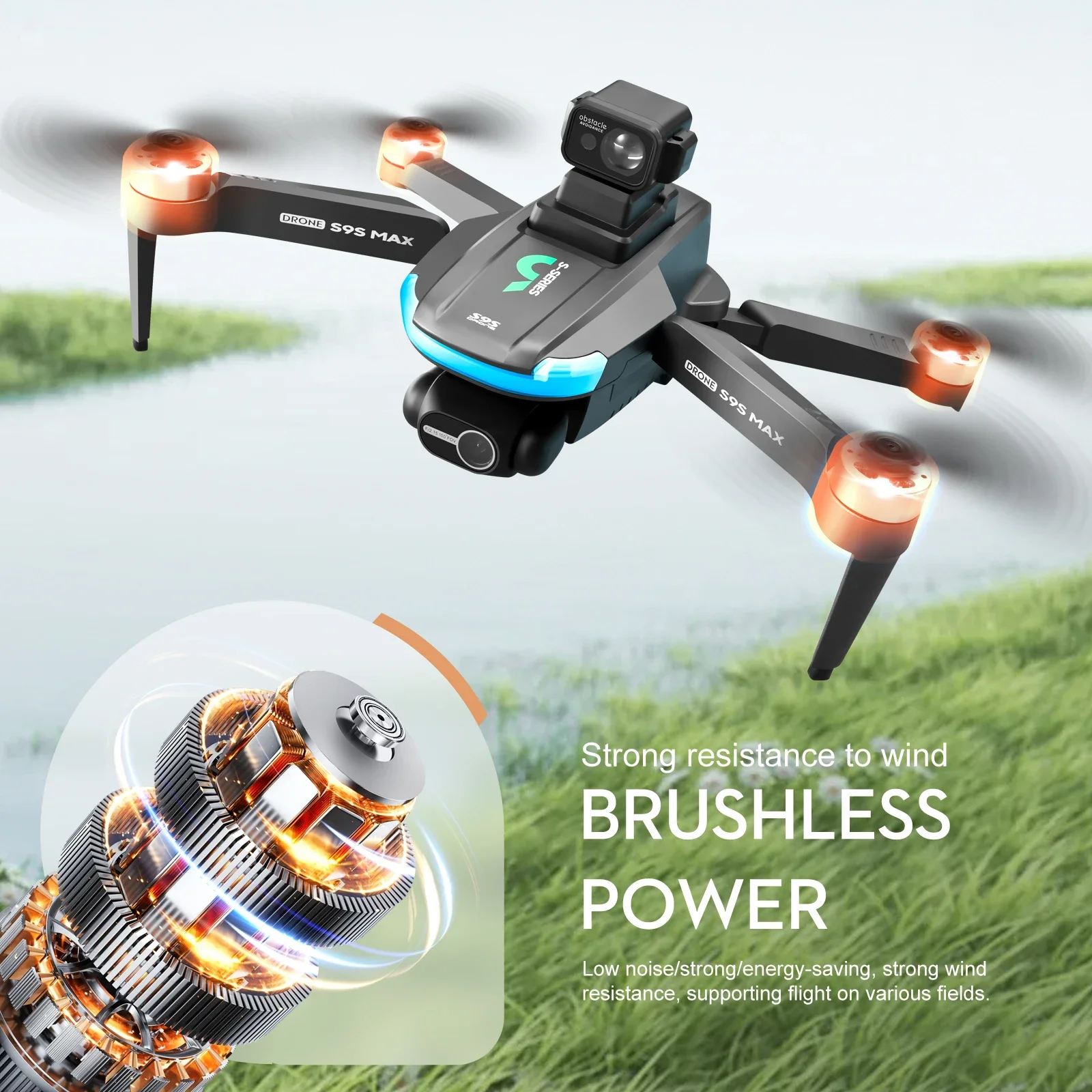 NEW S9S MAX MINI Drone 4K 2-Ax - Drone Camera Night Vision บทวิจารณ์และราคา