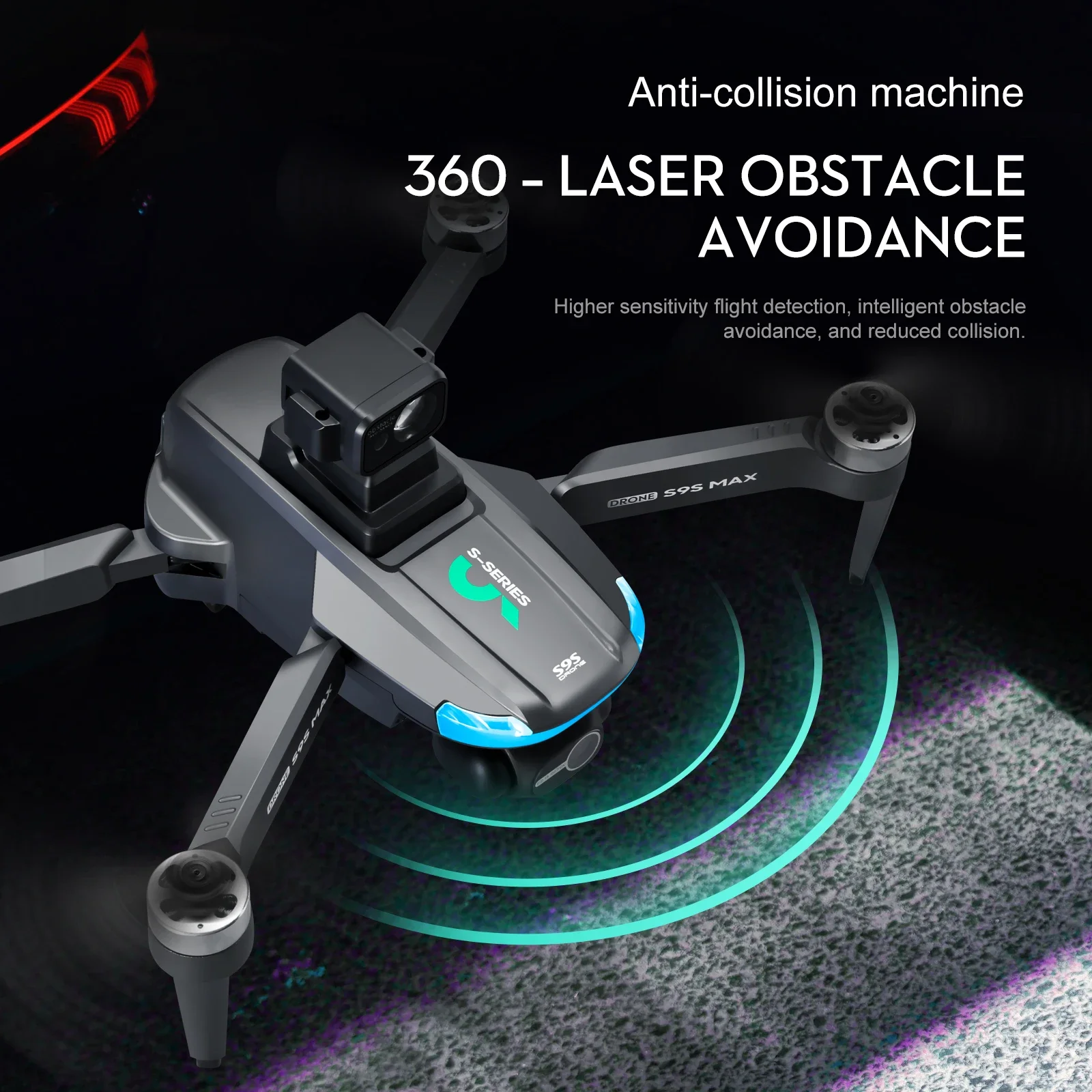 NEW S9S MAX MINI Drone 4K 2-Ax - Drone Camera Night Vision บทวิจารณ์และราคา