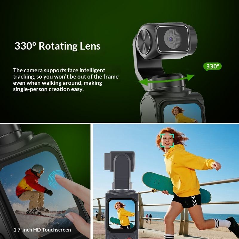4K Ultra One-tap WiFi Pocket G - Drone Camera Stabilized บทวิจารณ์และราคา