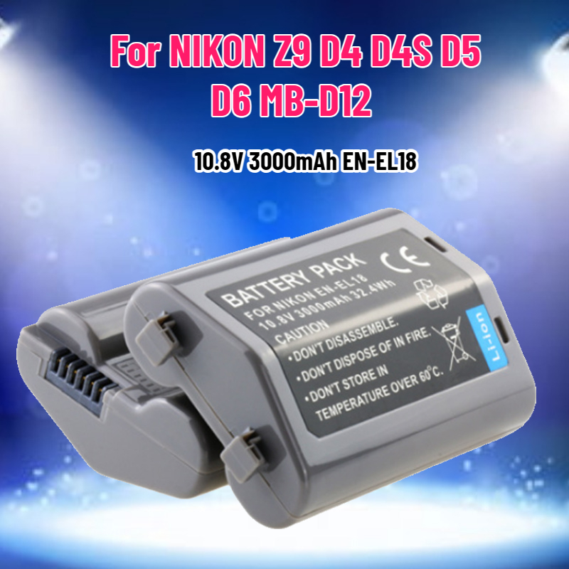 10.8V 3000mAh EN-EL18 EN-EL18A - Drone Camera Action บทวิจารณ์และราคา