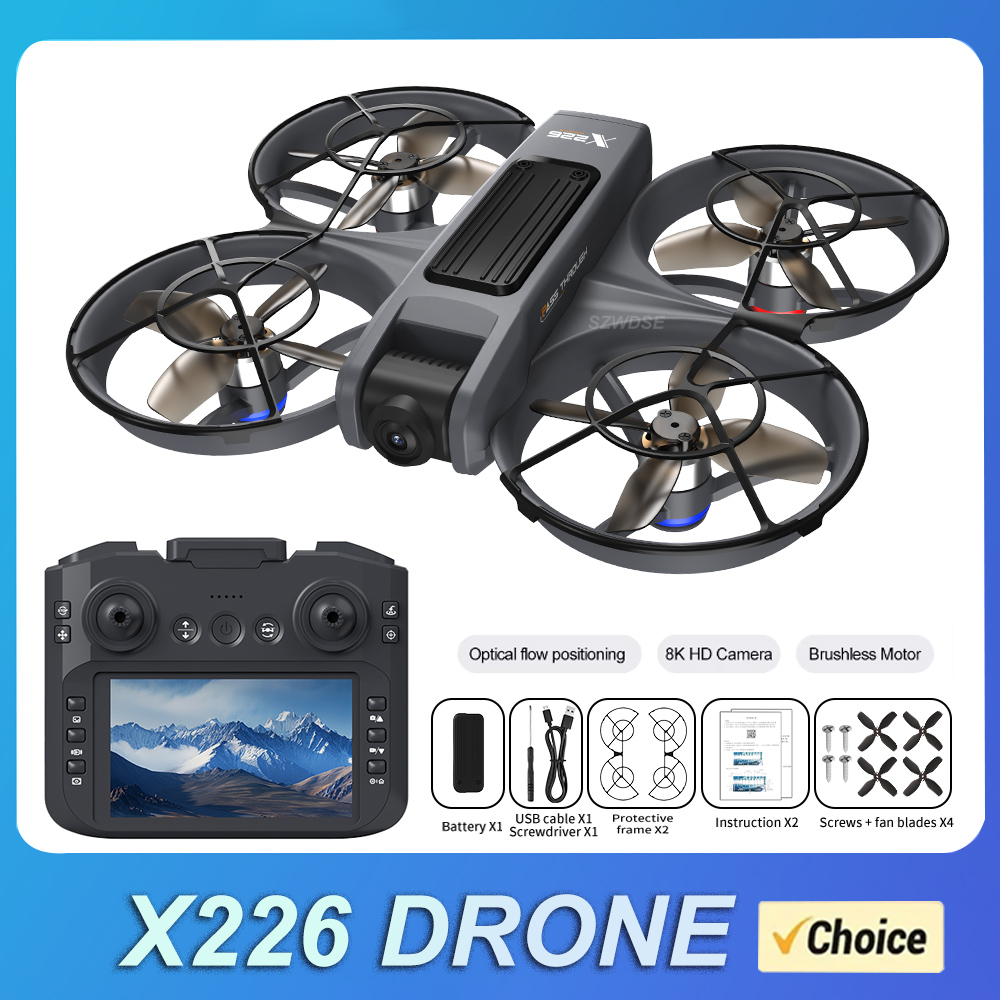 NEW X226 RC Drone 2.4G 5G WIFI - Drone Camera Professional บทวิจารณ์และราคา