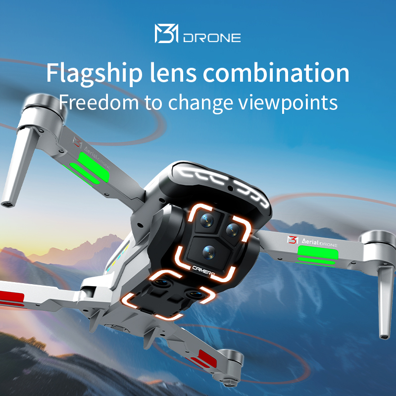 M3 Professional Drone 4K HD Ae - Drone Camera With Gimbal บทวิจารณ์และราคา