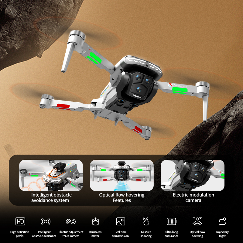 M3 Professional Drone 4K HD Ae - Drone Camera With Gimbal บทวิจารณ์และราคา