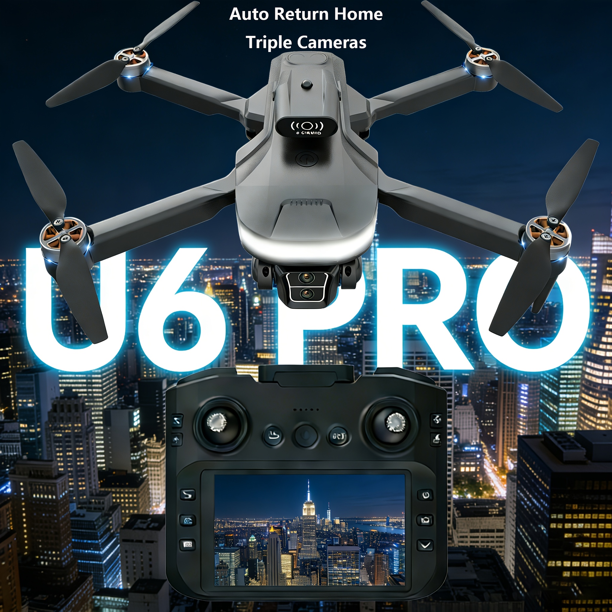 U6 Drone with Brushless Motor, - Drone Camera Mount บทวิจารณ์และราคา