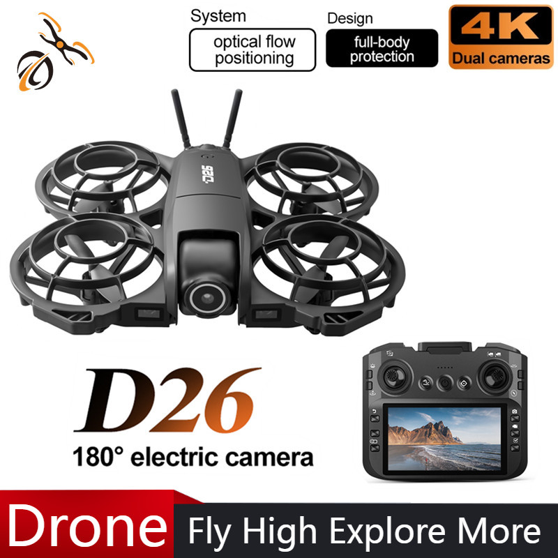 D26 Drone 4K Aerial HD 180° Ca - Drone Camera With Gimbal บทวิจารณ์และราคา