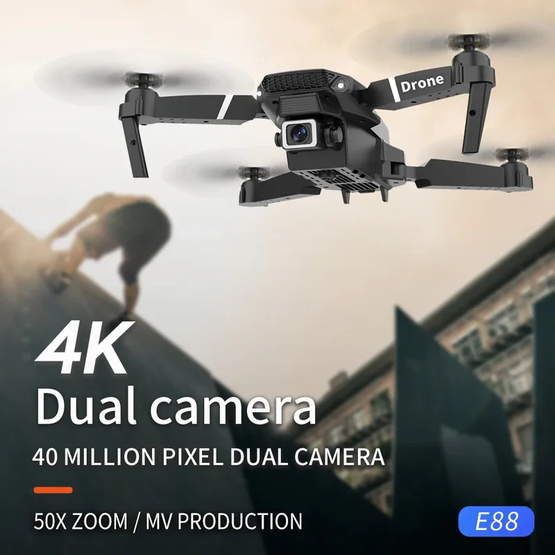 E88 ProIntelligent Folding Dro - Drone Camera Mount บทวิจารณ์และราคา