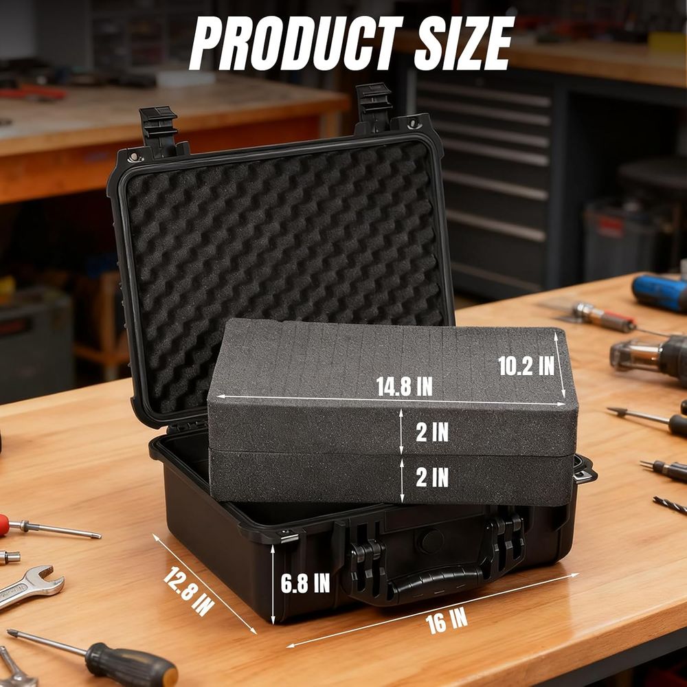 Portable 16x12.8x6.8 Weatherpr - Drone Camera Case บทวิจารณ์และราคา