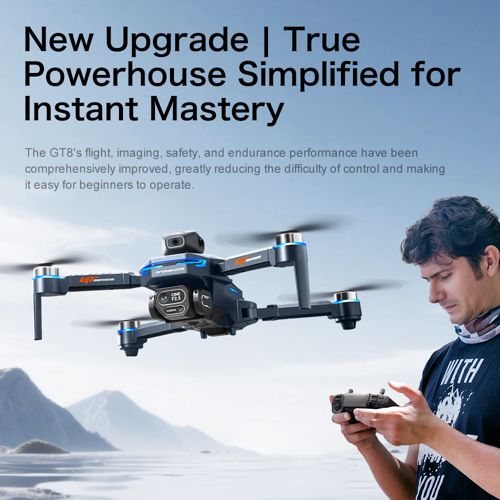 Lenovo GT8 drone 8K HD dual ca - Drone Camera Hd บทวิจารณ์และราคา