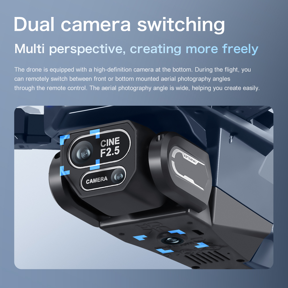 Lenovo GT8 drone 8K HD dual ca - Drone Camera Hd บทวิจารณ์และราคา