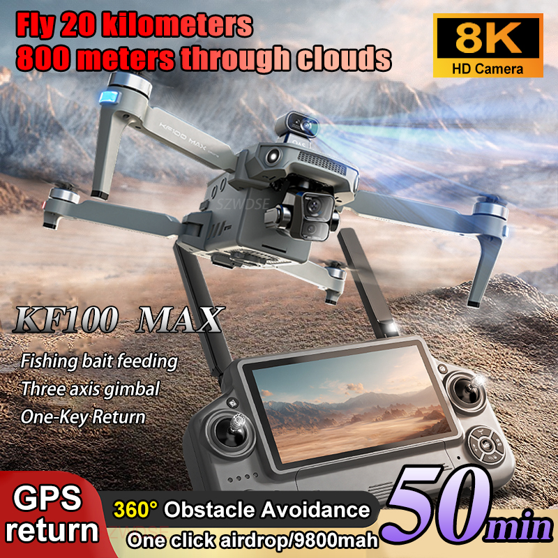 SJRC KF100 MAX 8K UHD Photo HD - Drone Camera Hd บทวิจารณ์และราคา