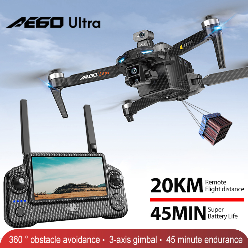 AE60 GPS Drone Professional 8K - Drone Camera With Gimbal บทวิจารณ์และราคา