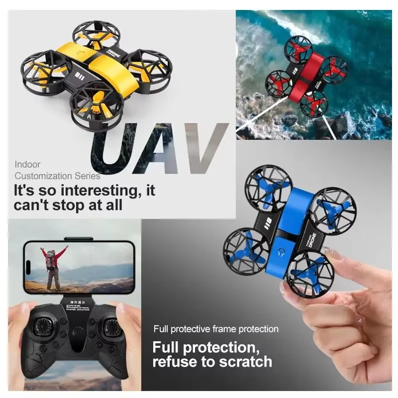 D12 Mini Drone 4k Profession H - Drone Camera Wide Angle บทวิจารณ์และราคา