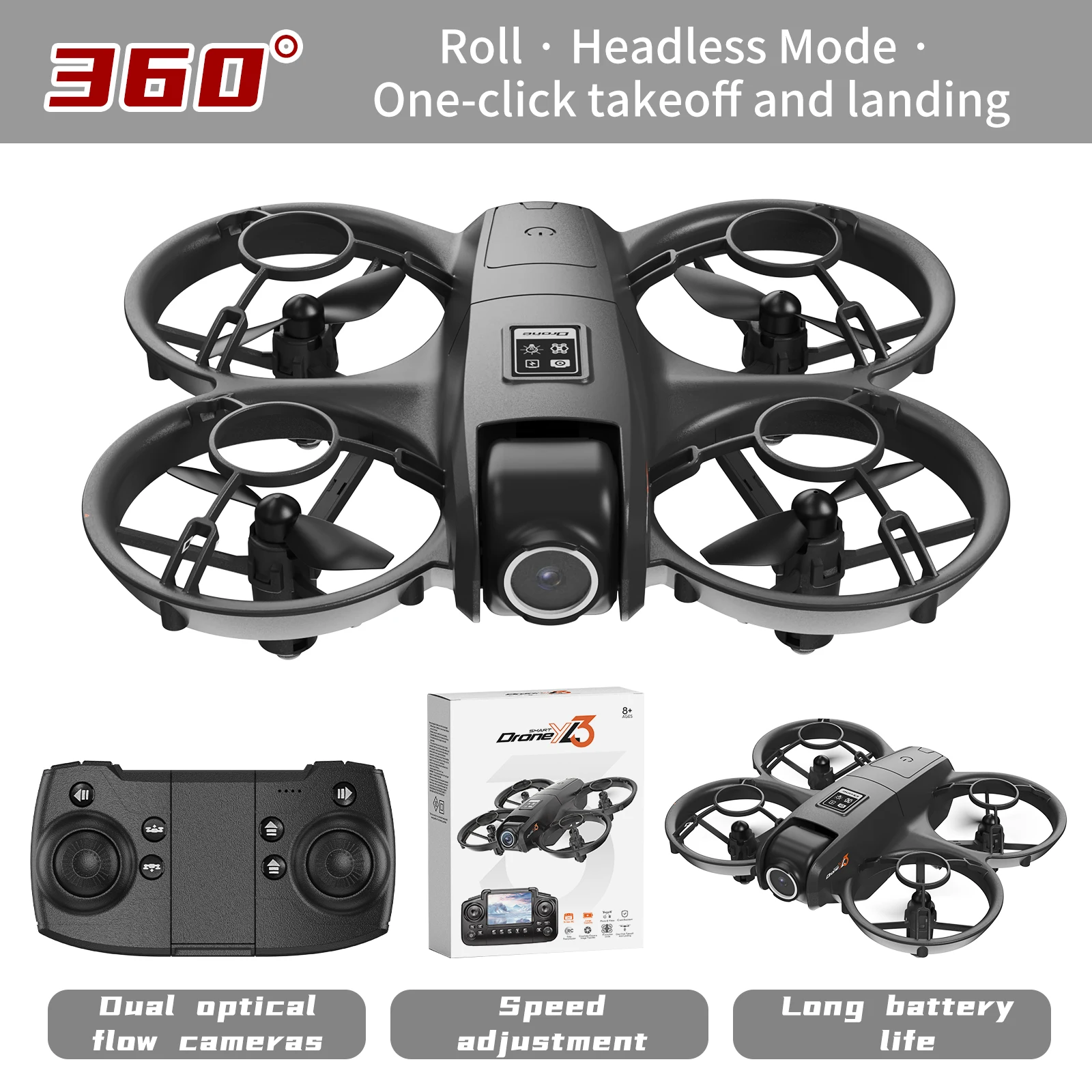 New YL3 RC Drone 8K 1080P Wide - Drone Camera Night Vision บทวิจารณ์และราคา