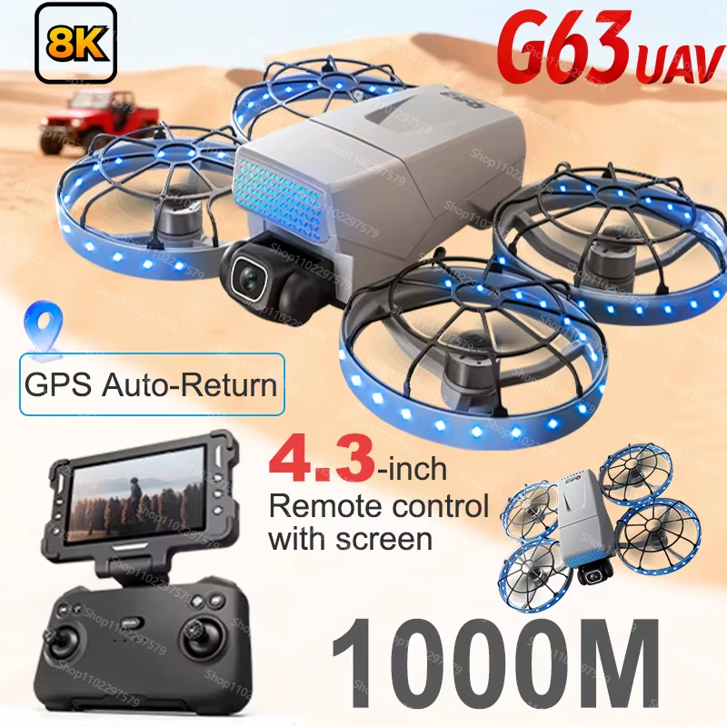 100% Original G63 Drone Remote - Drone Camera Vlog บทวิจารณ์และราคา