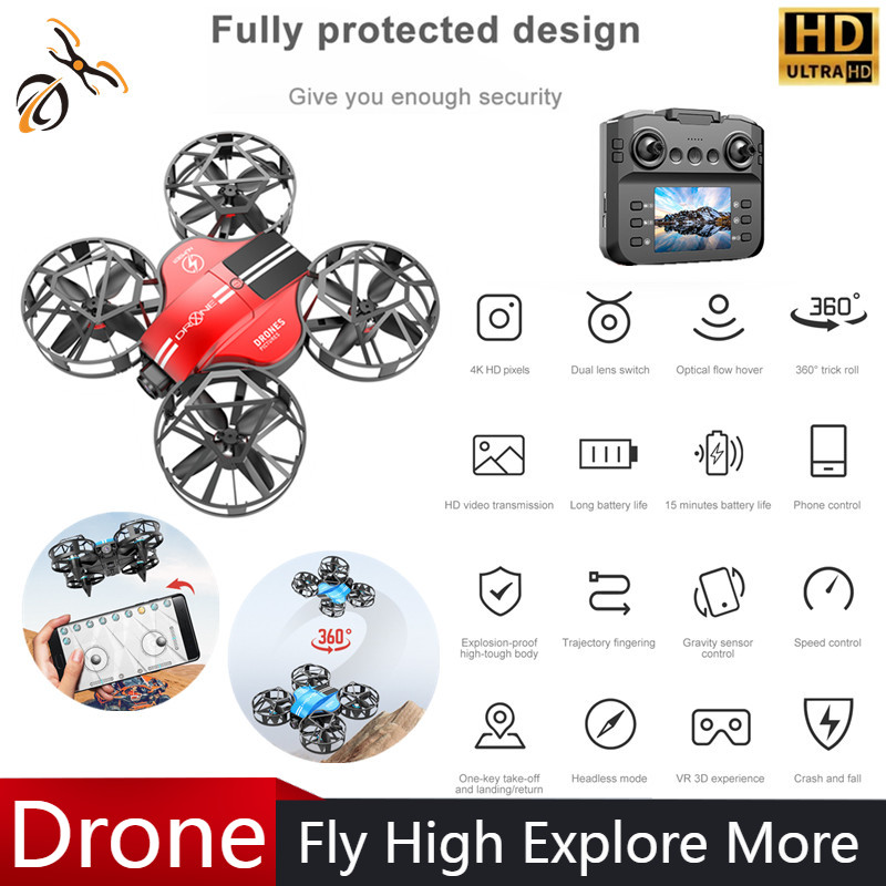 NEW Mini Drone 812PRO professi - Drone Camera With Gimbal บทวิจารณ์และราคา