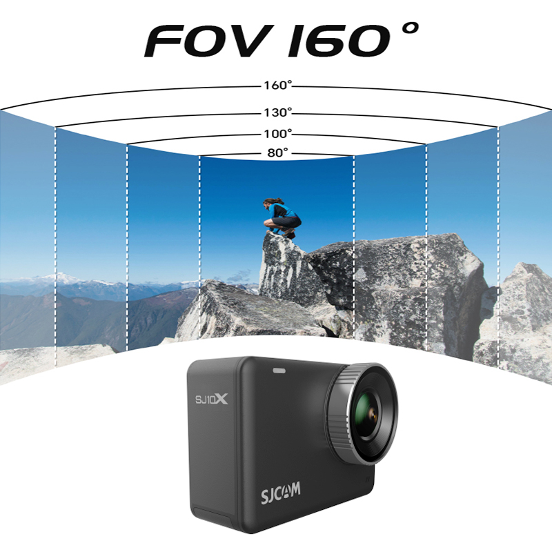 SJCAM SJ10X Waterproof Action  - Drone Camera Action บทวิจารณ์และราคา