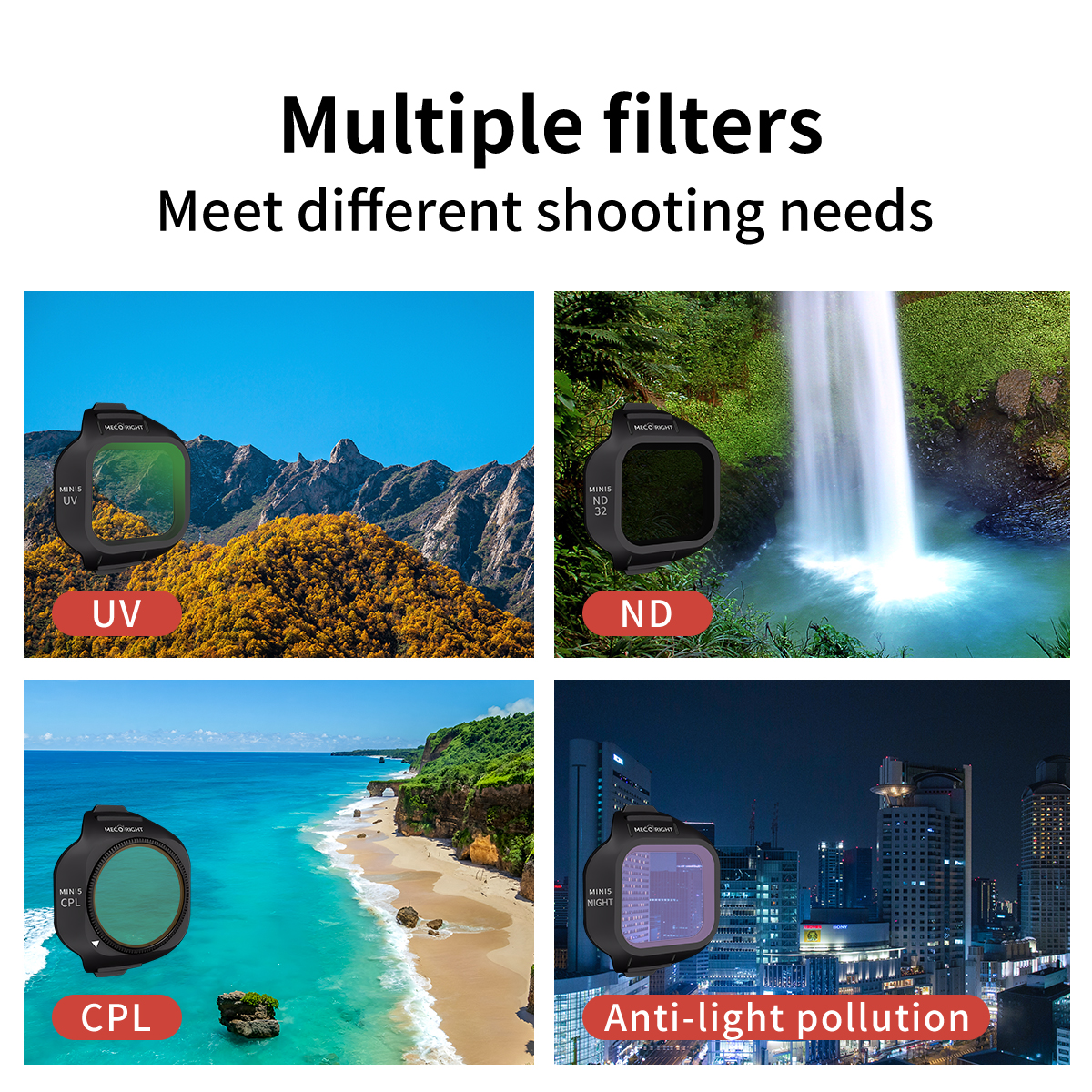 Mecoright Applies DJI Mini5 Pr - Drone Camera Filter บทวิจารณ์และราคา