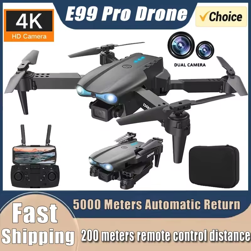 New E99Pro RC Drone 4K Profess - Drone Camera Wide Angle บทวิจารณ์และราคา